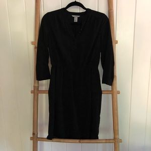 H&M half button up dress